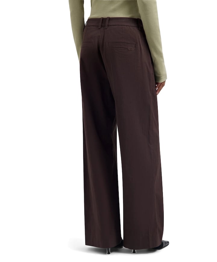 Tailored dames broek bruin