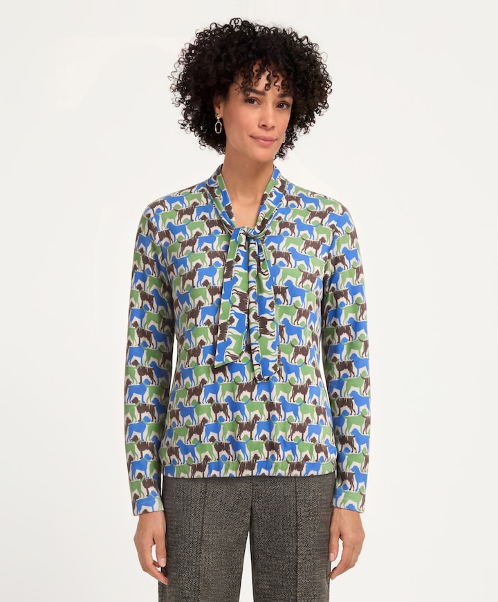 Dames longsleeve multicolor