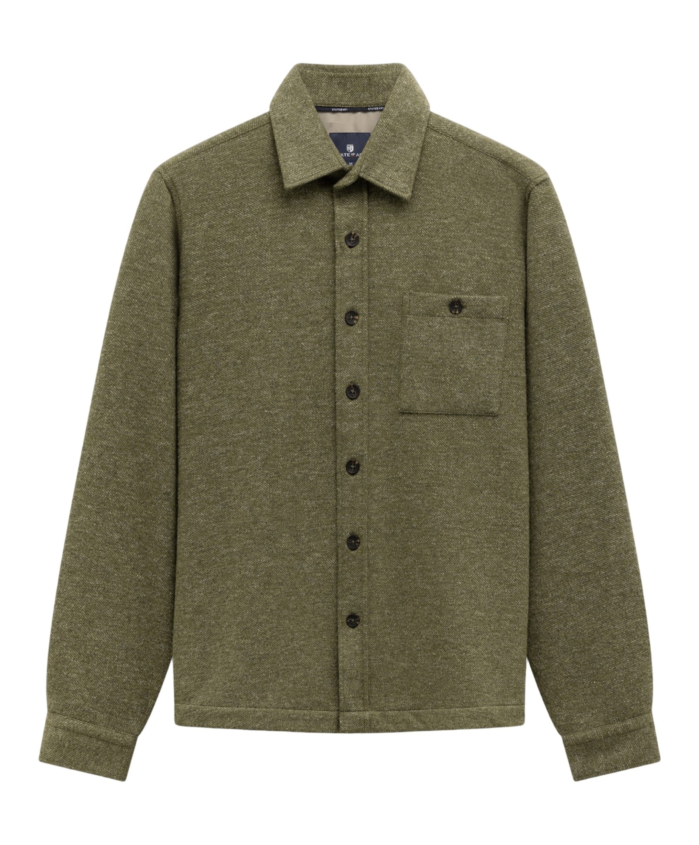 Heren overshirt groen