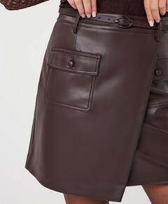 Dames rok bruin