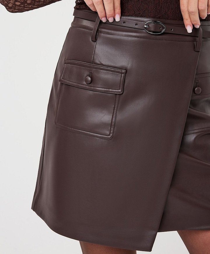 Dames rok bruin