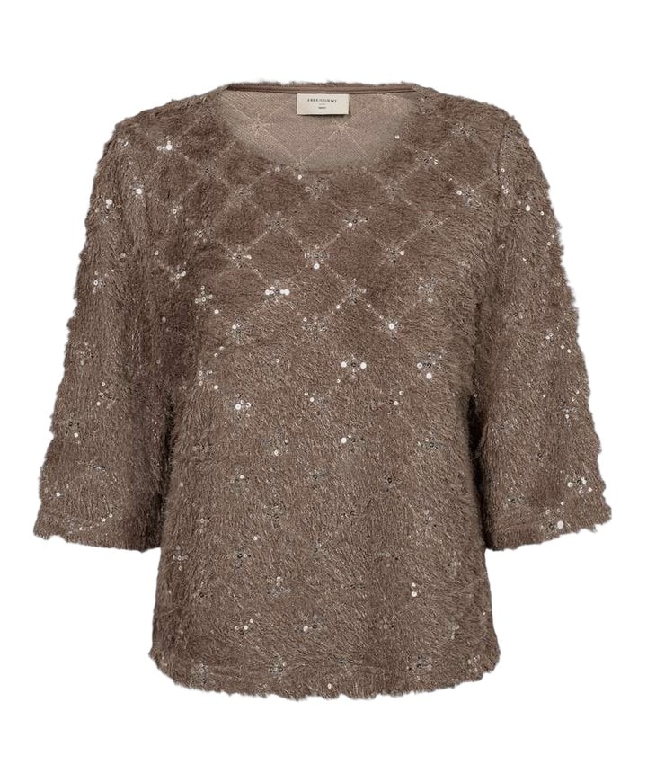 Dames blouse beige