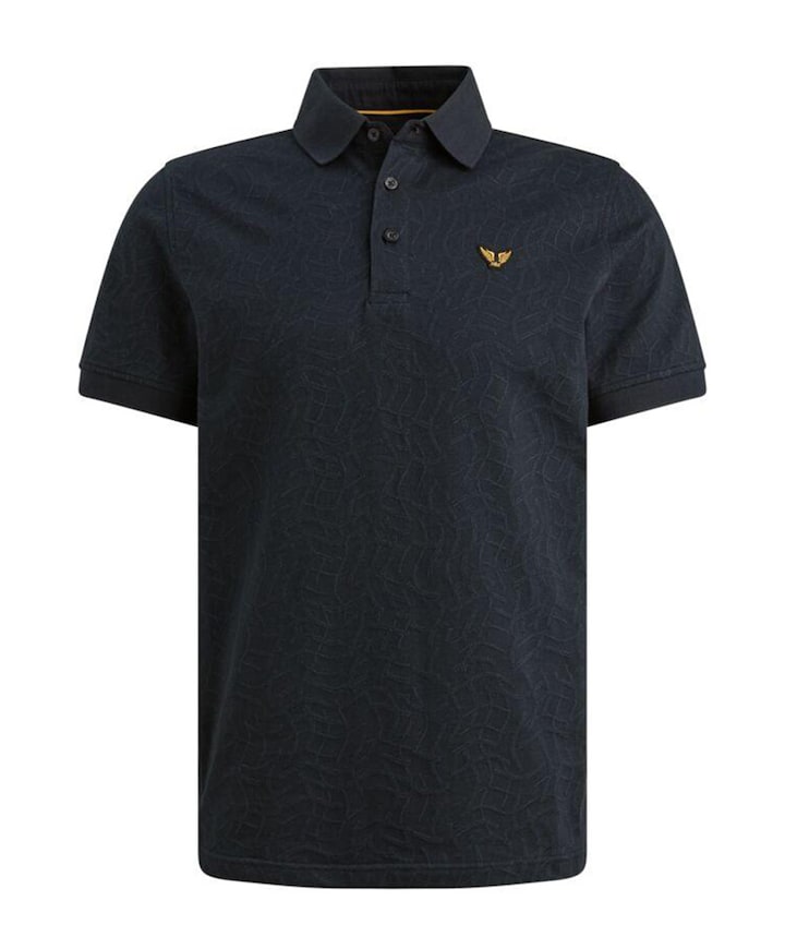 Heren polo blauw