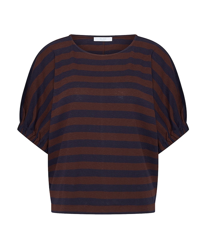 Dames T-shirt bruin