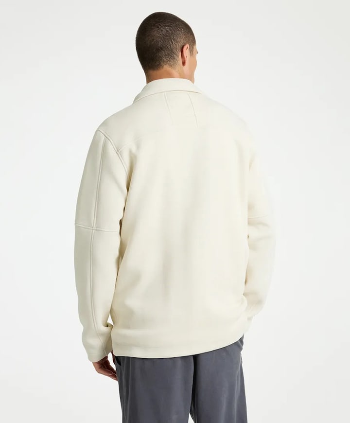 Heren overshirt ecru