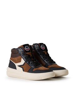 jongens sneakers bruin