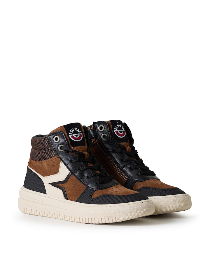 jongens sneakers bruin