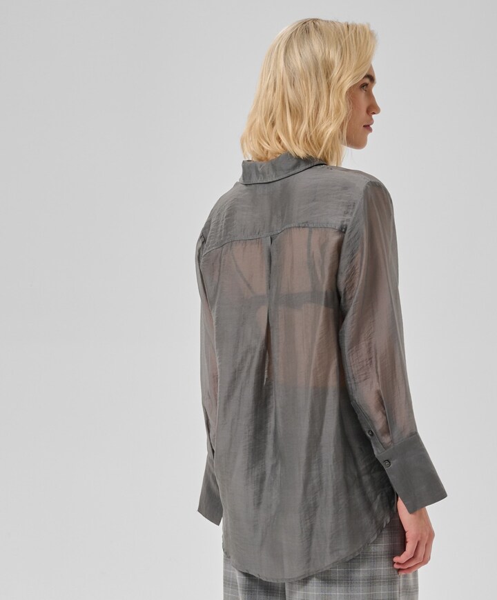 Dames blouse grijs