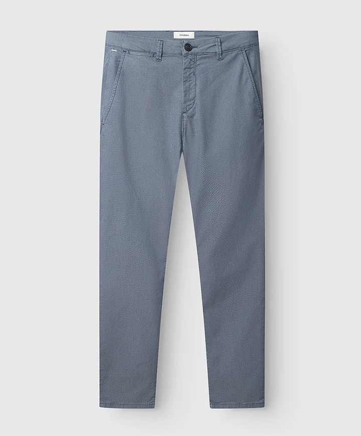 Paul K3280 dale chino  heren broek blauw