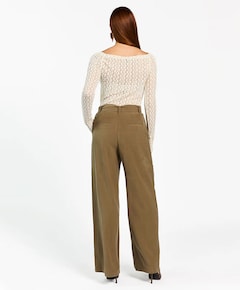 Dames longsleeve ecru