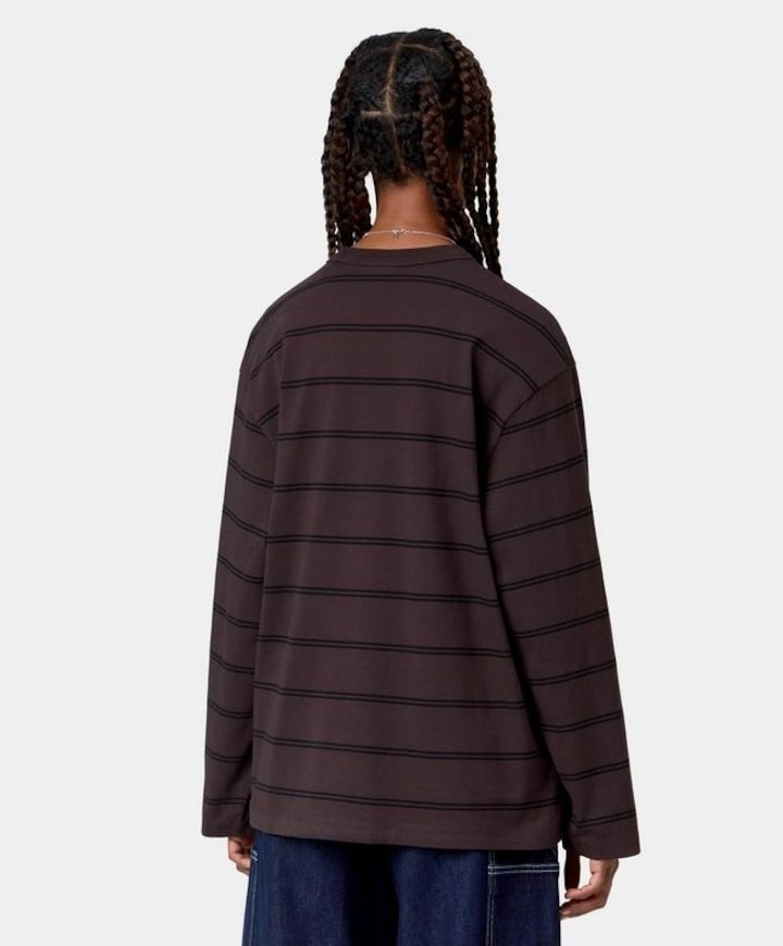 Dames longsleeve bruin