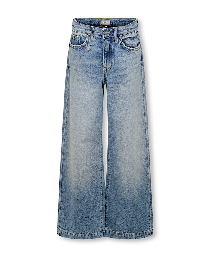 KOGBROOME HW WIDE DNM TAI meisjes jeans blauw