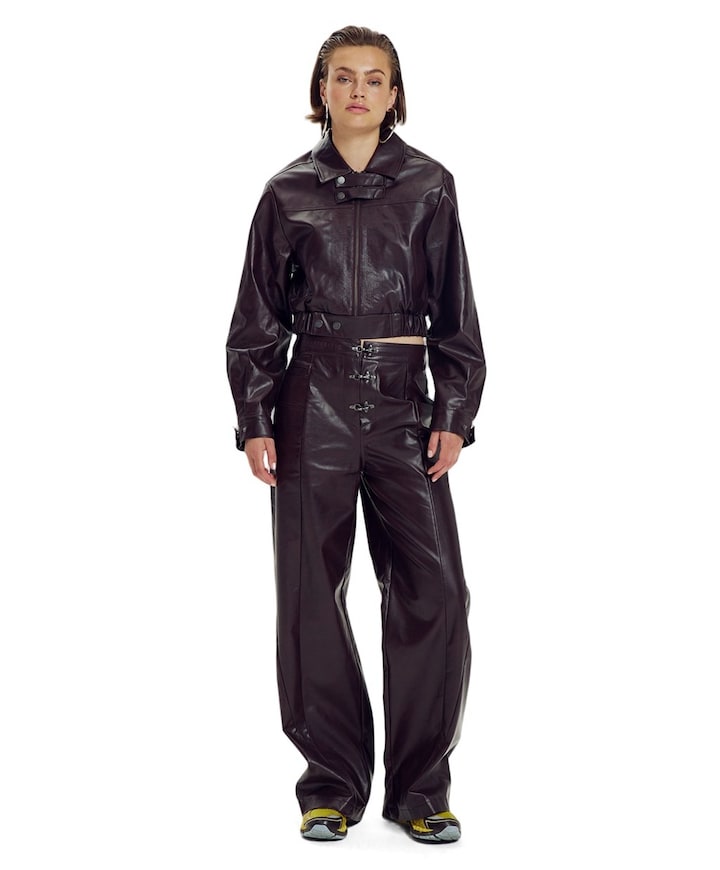 MEAVE-PA dames broek bordeaux