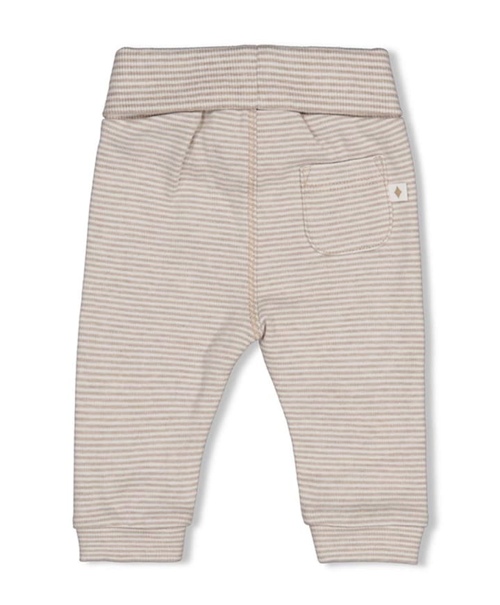 Broek streep uniseks broek  bruin