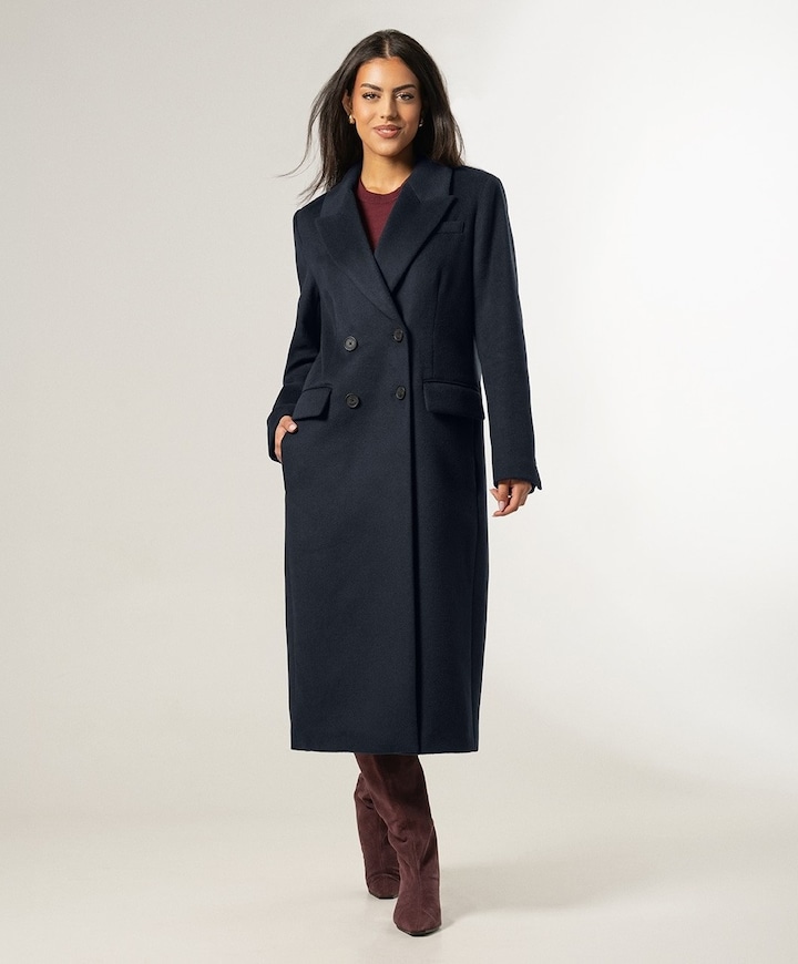 Dames jas blauw