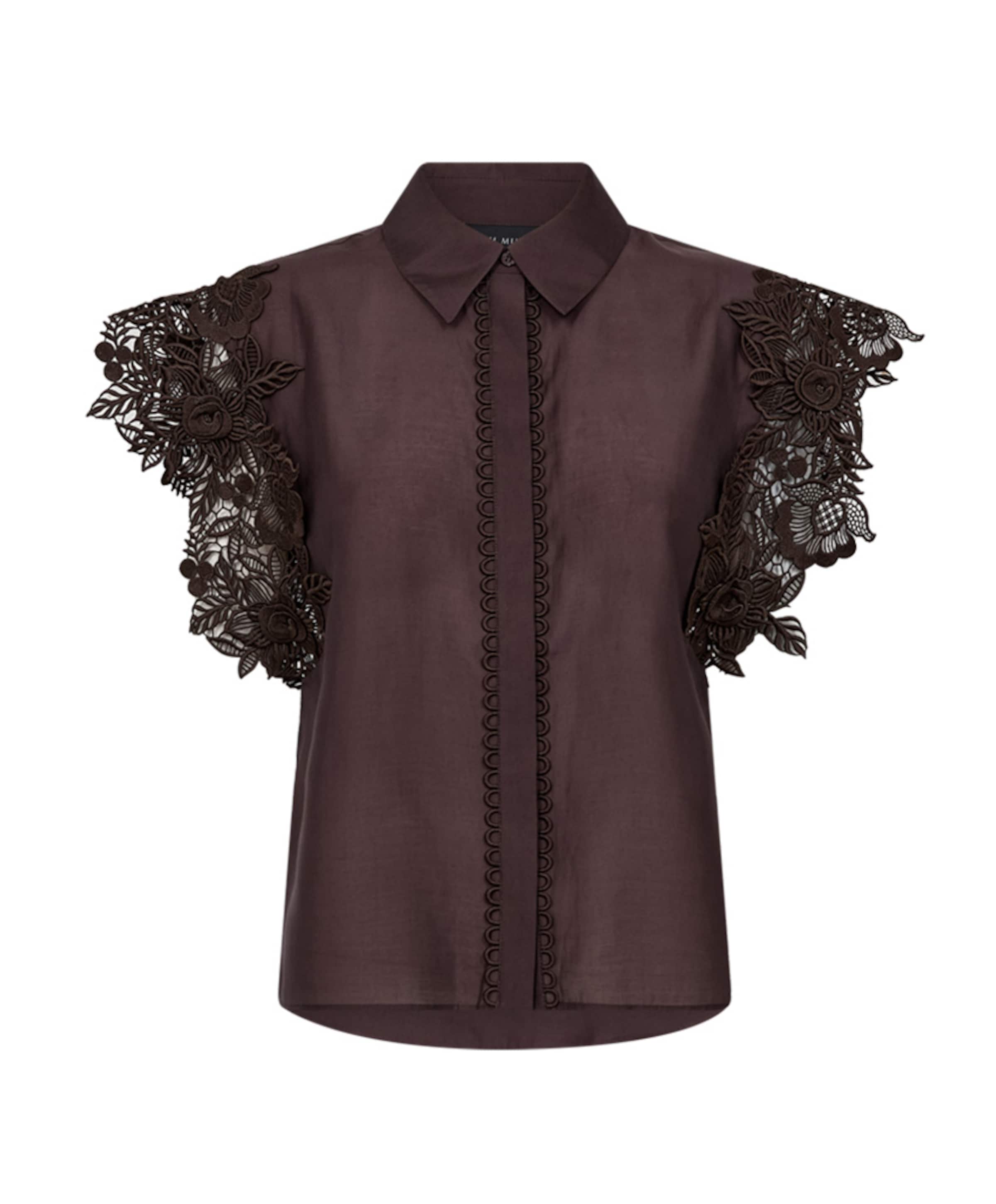 Dames blouse bruin