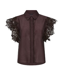 Dames blouse bruin