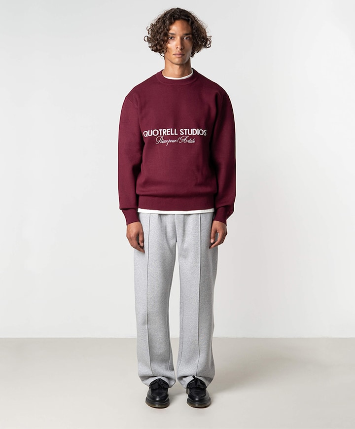 Heren sweater bordeaux