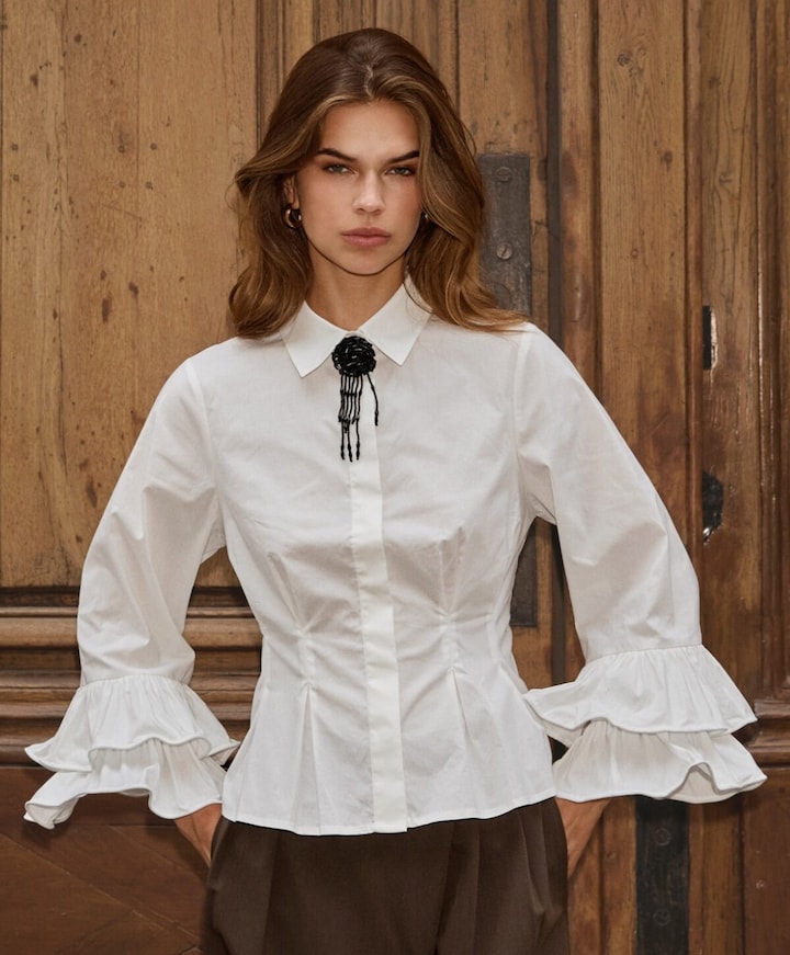 Dames blouse wit
