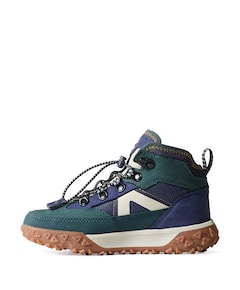 GreenStride Motion 6 MID BUNGEE WATERPROOF SNEAKER jongens veterschoenen groen
