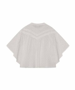 Meisjes blouse korte mouw wit