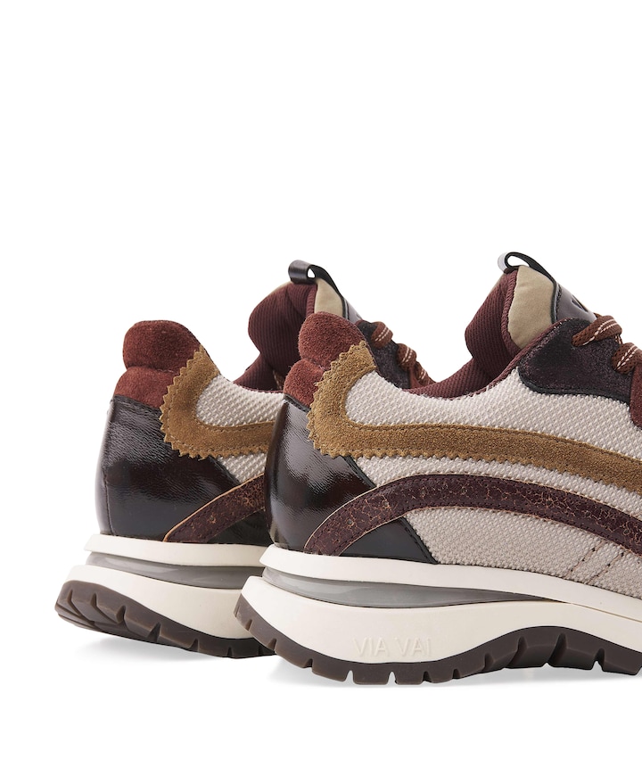 Usher Lott dames sneakers bordeaux