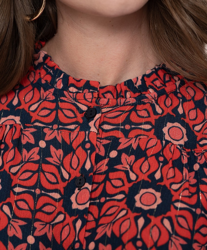 Blouse roze