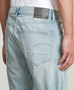3301 Slim Shorts heren korte broek blauw