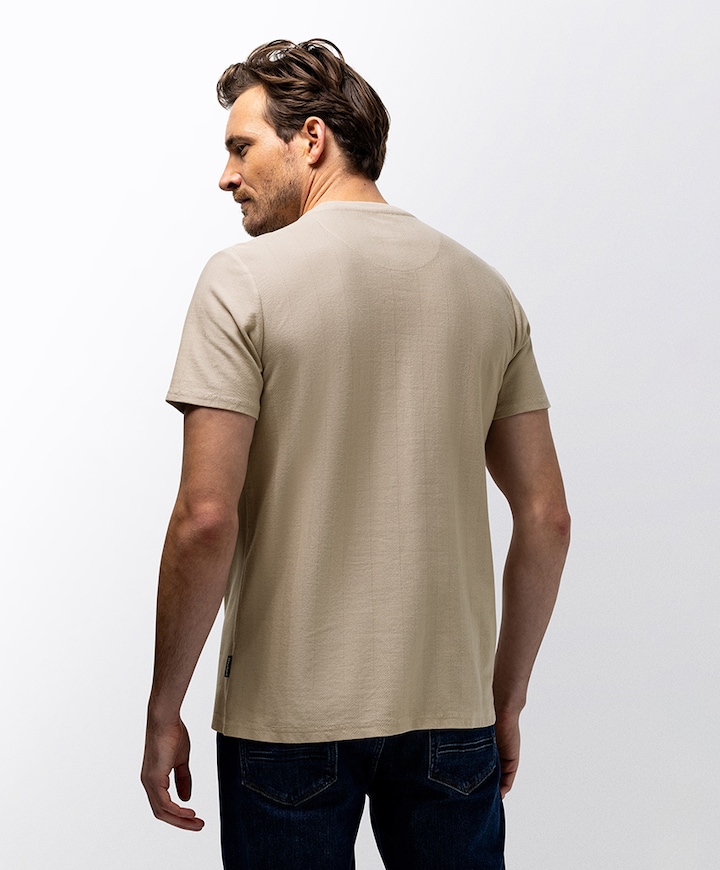 Heren t-shirt beige