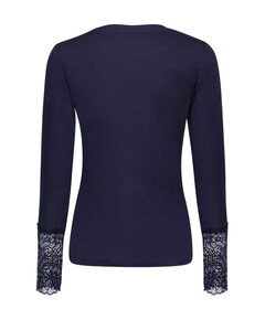Dames longsleeve blauw
