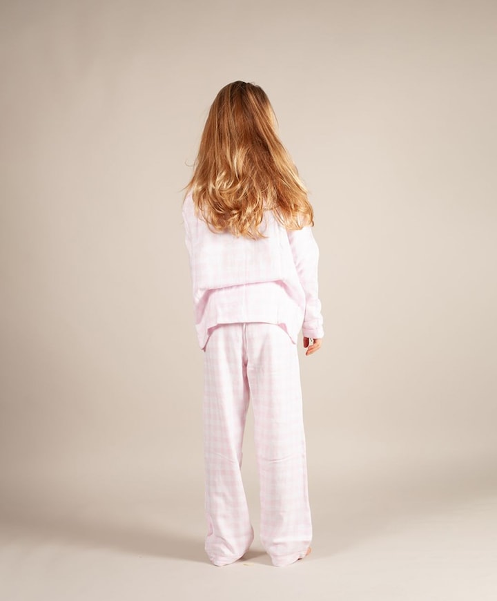 Meisjes pyjamaset roze