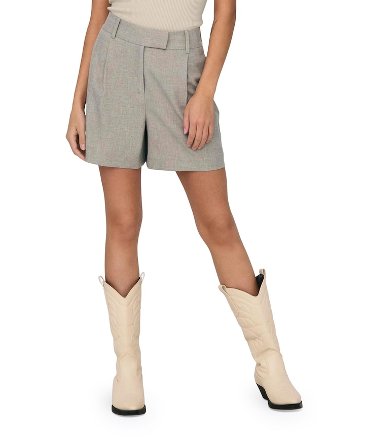ONLLINDA HW MEL SHORTS TLR dames korte broek beige
