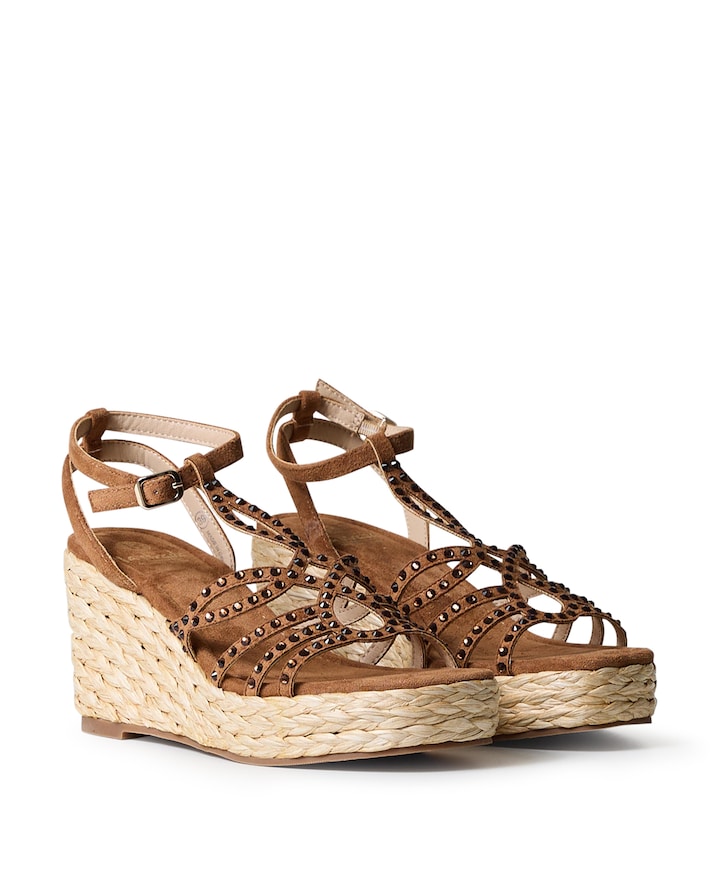 dames sandalets bruin