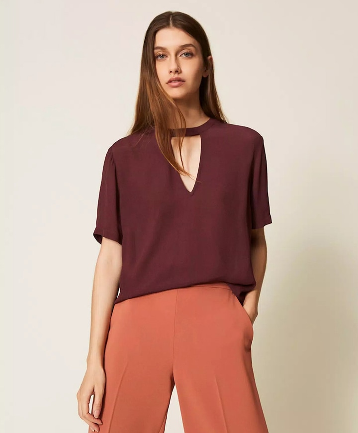 Blouse bordeaux