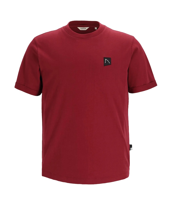 Heren t-shirt bordeaux