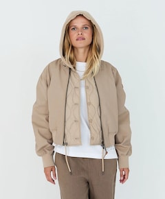 Dames jas beige