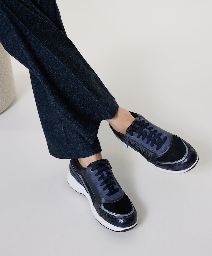 Valletta dames sneakers blauw