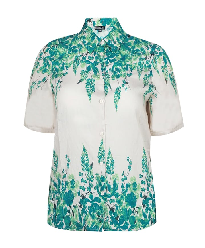 Dames blouse beige