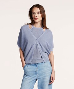 Dames vest blauw