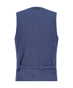 Heren gilet blauw