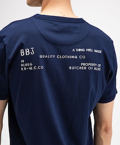 Heren T-shirt blauw
