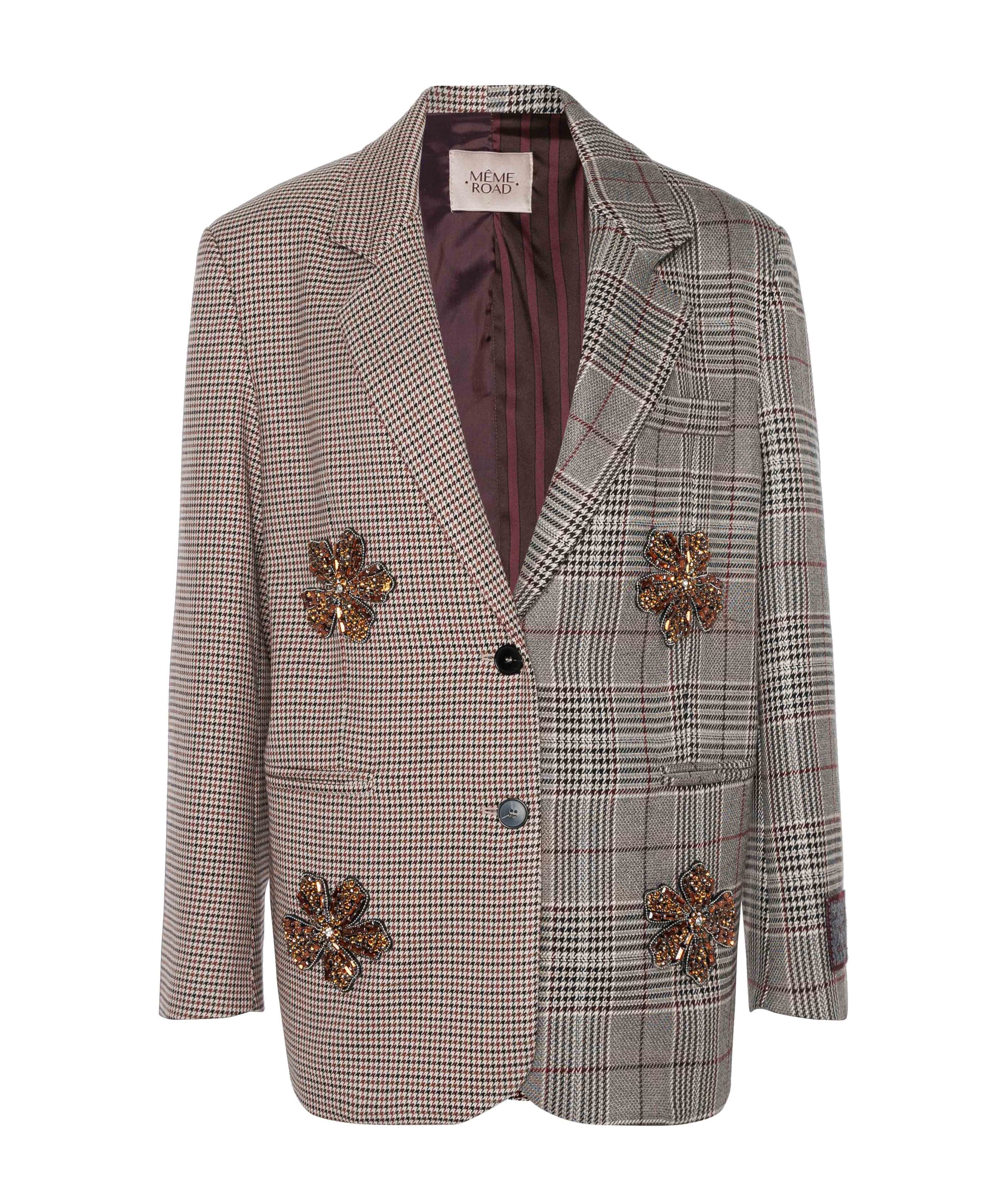 Dames blazer grijs