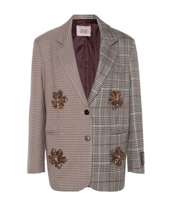 Dames blazer grijs