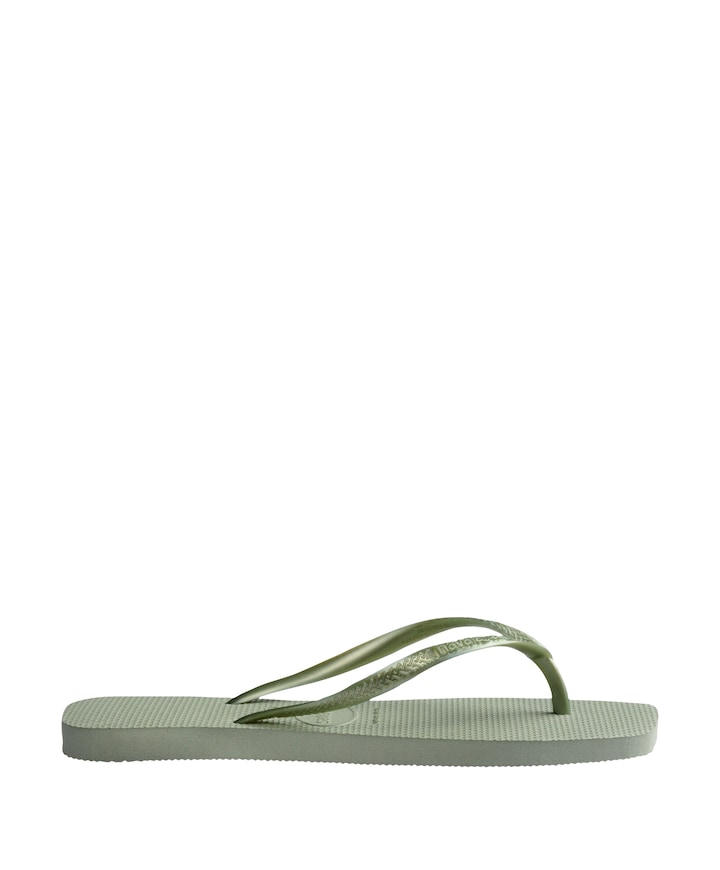 HAV. SLIM SQUARE dames slippers groen