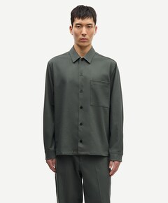 Heren overshirt groen