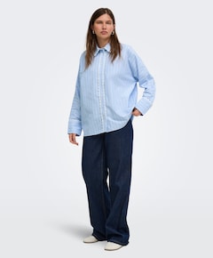 Dames blouse blauw