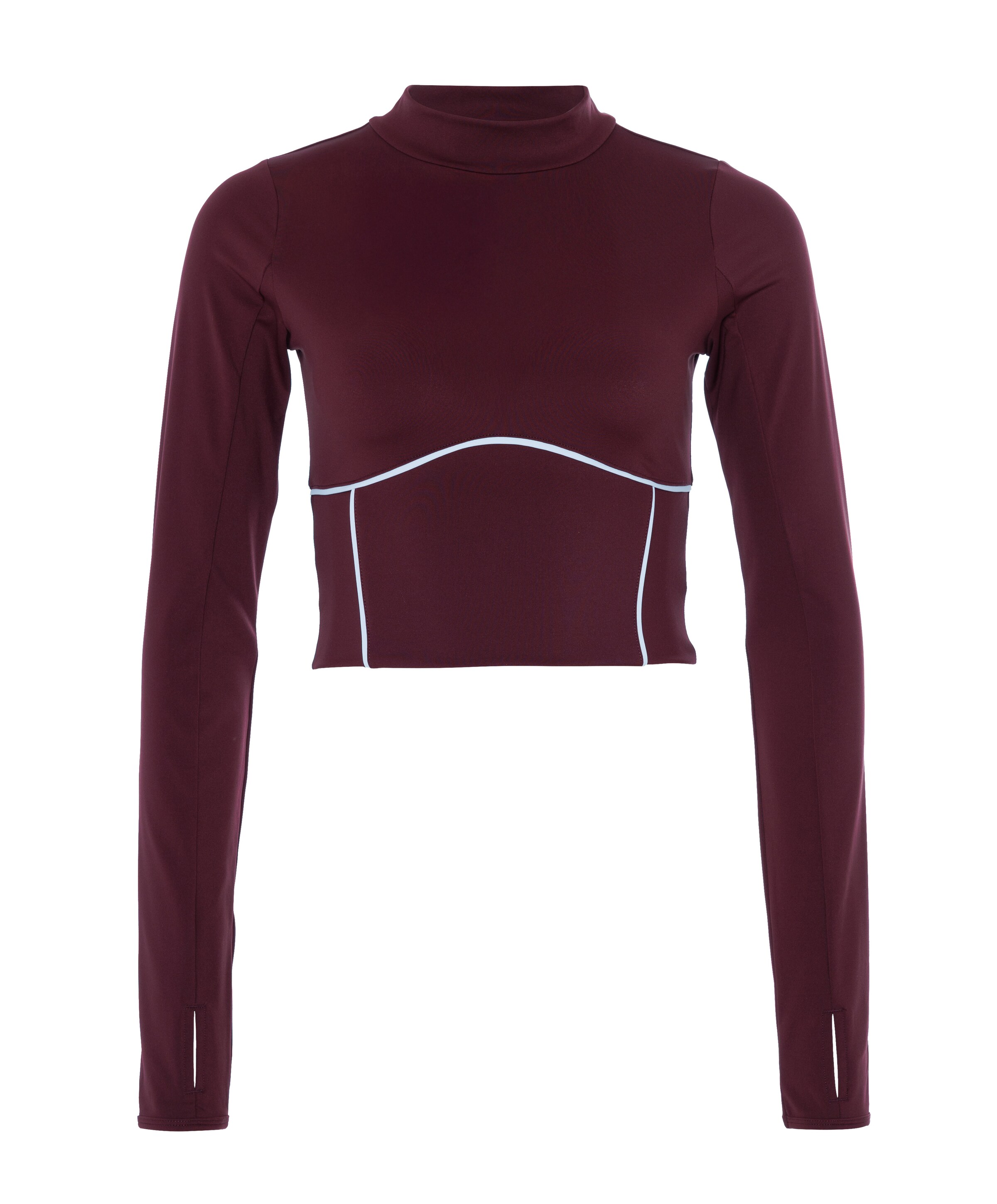 Dames t-shirt bordeaux