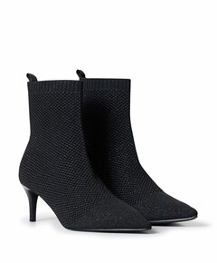 dames enkellaarzen zwart