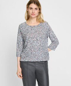 Dames longsleeve blauw