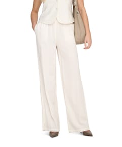 ONLGOA MW LINEN BL PULL-UP PANT CC dames broek ecru